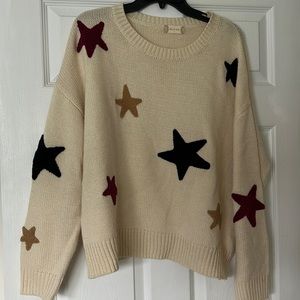 Altar’d State Star Patchwork Sweater